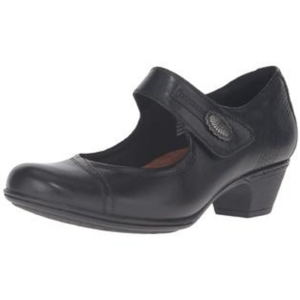 Rockport Cobb Hill Collectio Abigail Leather Closed Toe Mary Jane Pump Size 8.5